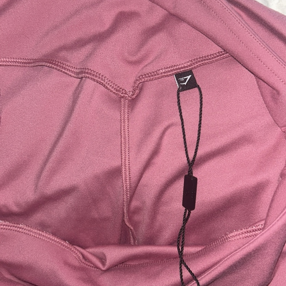 Womens XL GYMSHARK Mauve Pink leggings - the best!!! New but washed - Picture 7 of 9